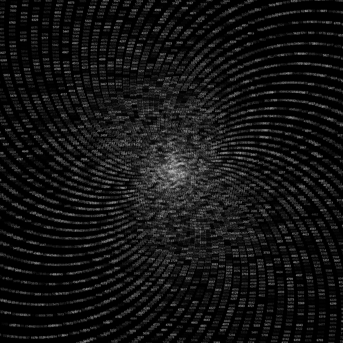 Polar Plot of Numbers #24