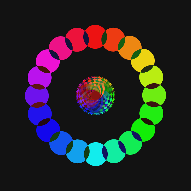 Harlequin's Wheel #11