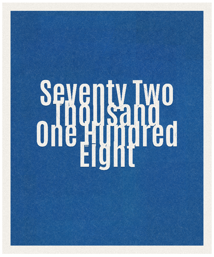 Count #72108