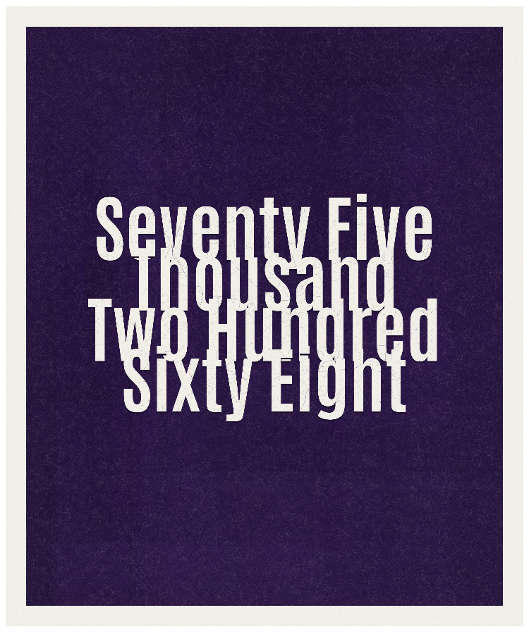 Count #75268