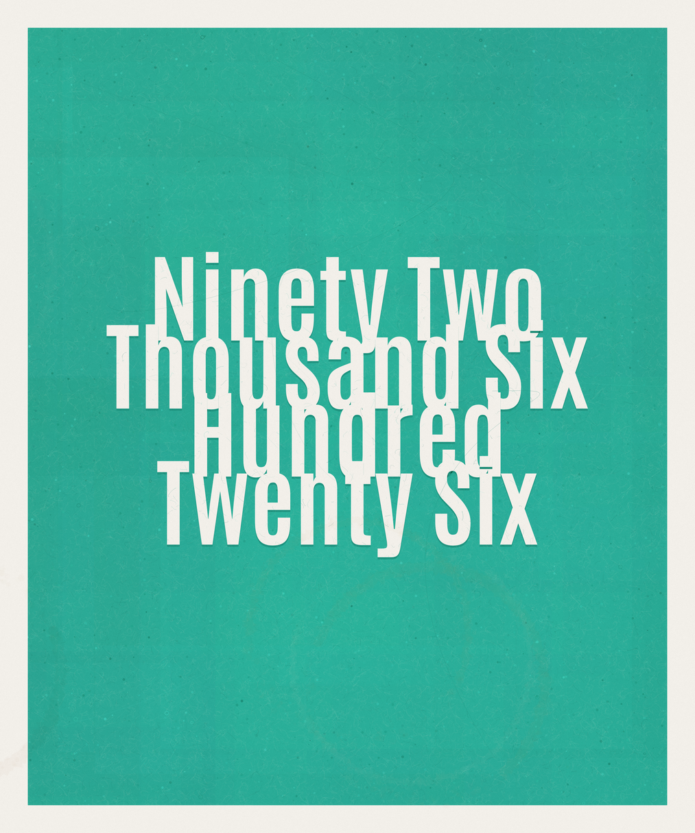 Count #92626