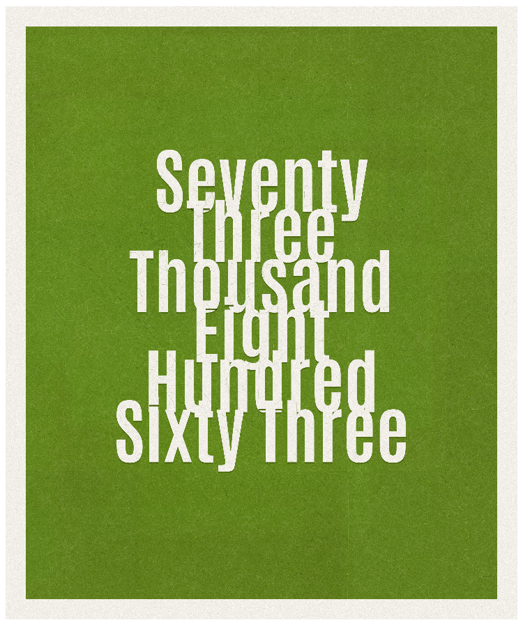 Count #73863