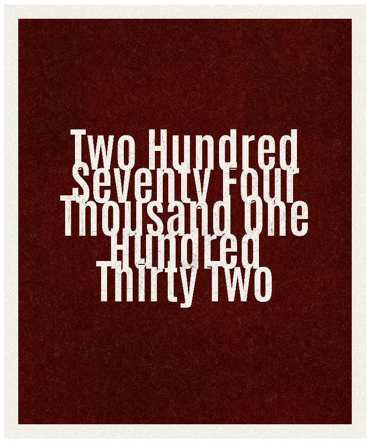 Count #274132