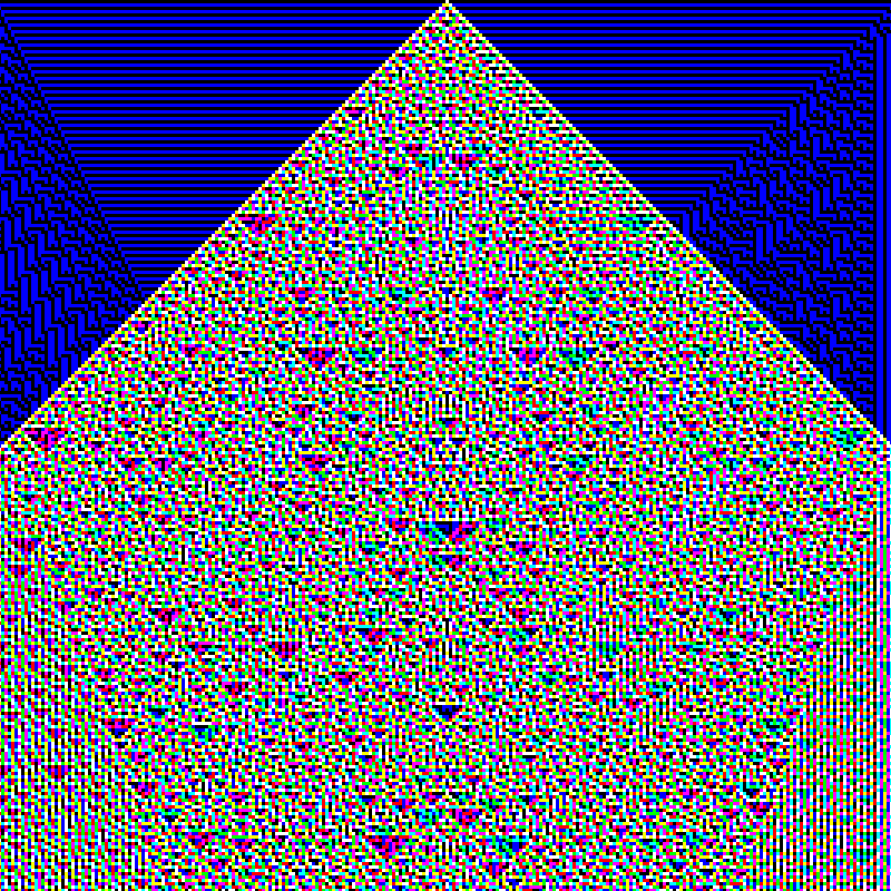 RGB Elementary Cellular Automaton #330