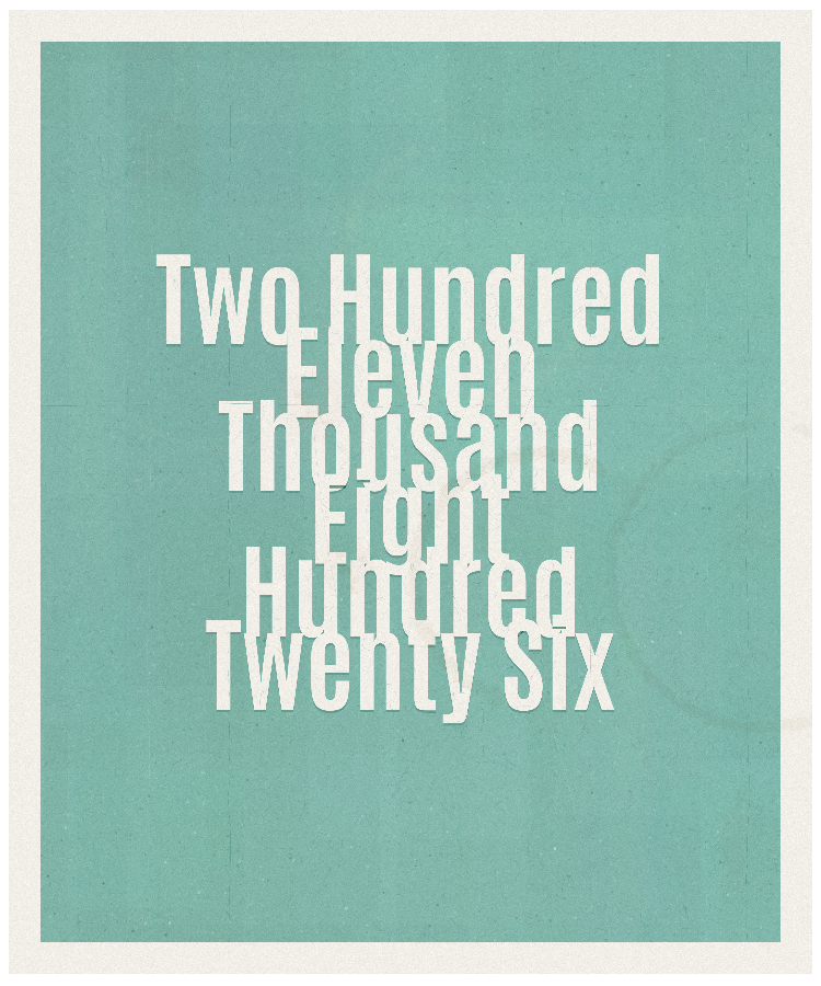 Count #211826