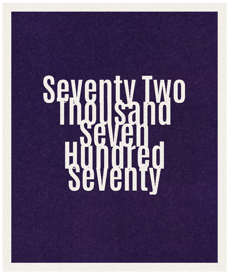Count #72770