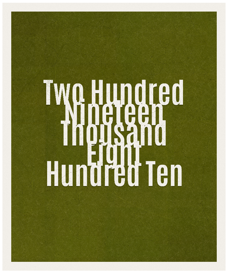 Count #219810
