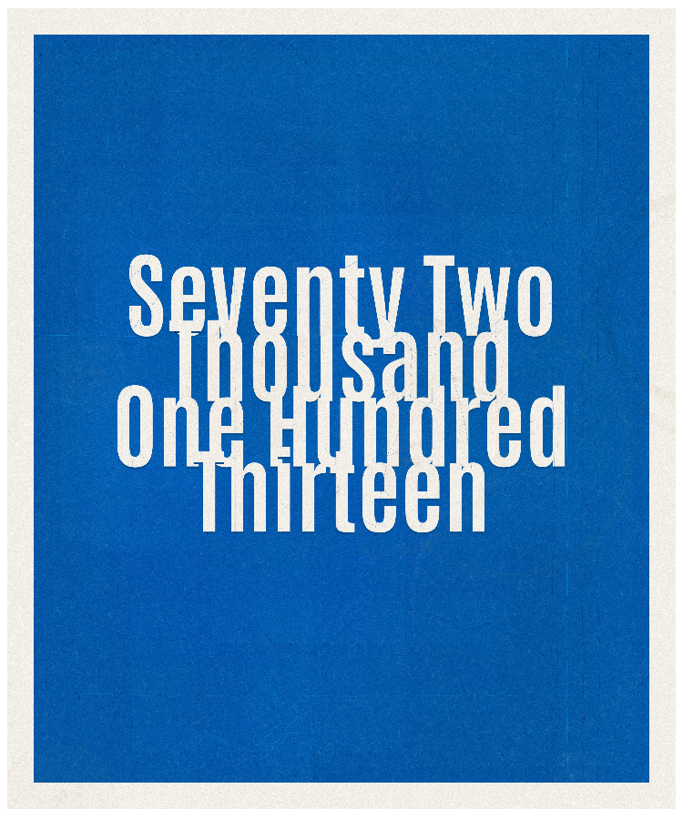 Count #72113