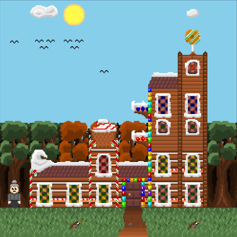 2D Mansion Candy House #109