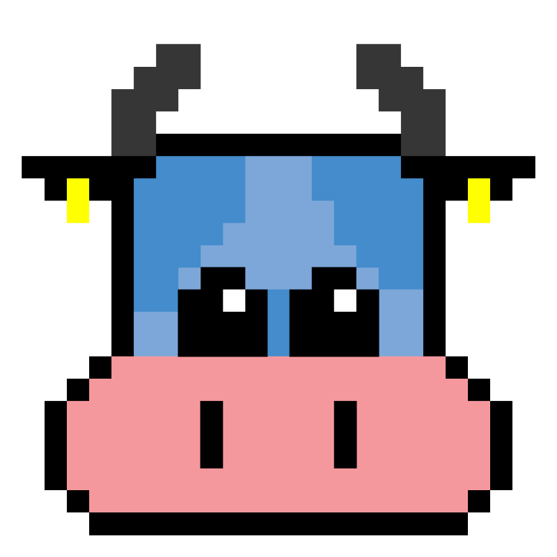 pixel cow #23