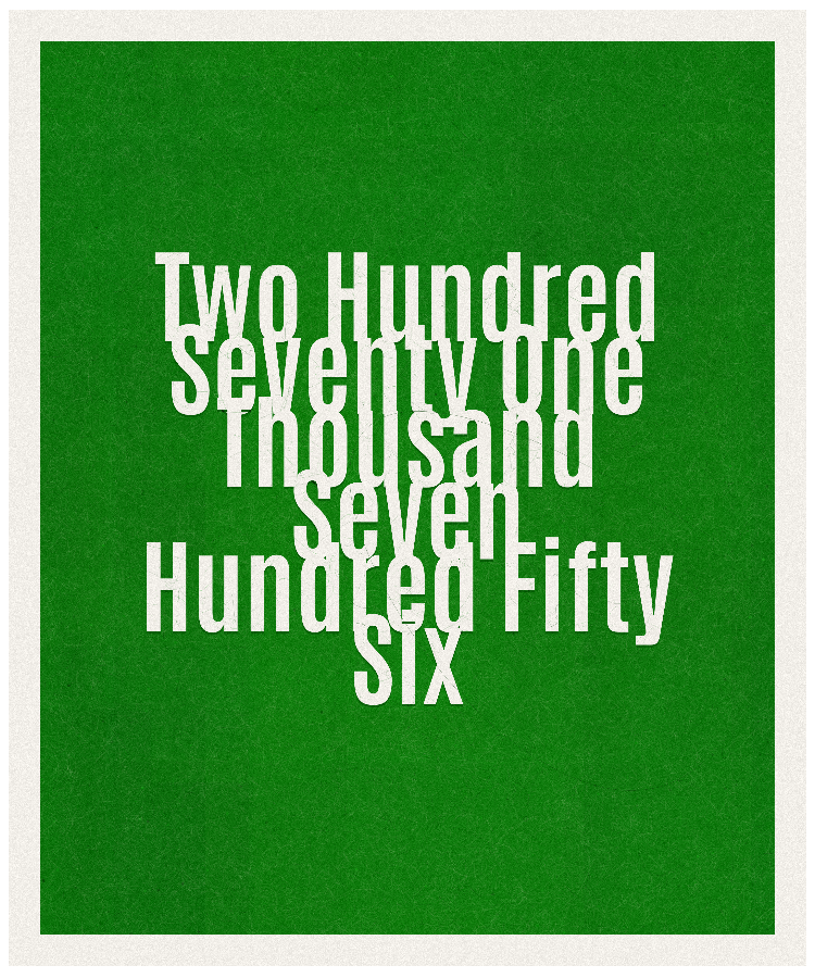 Count #271756