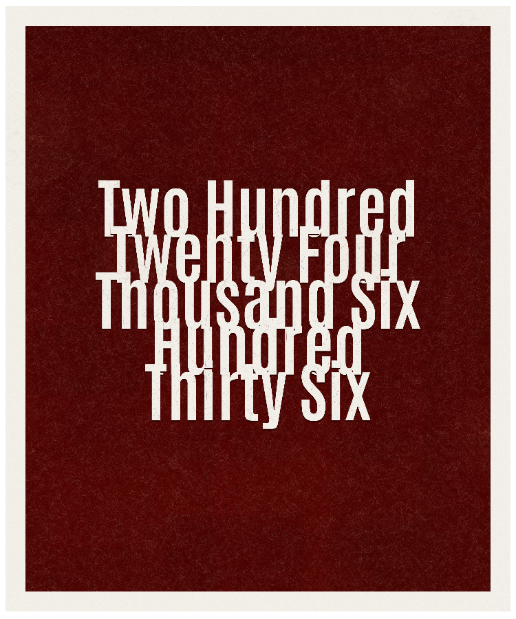 Count #224636