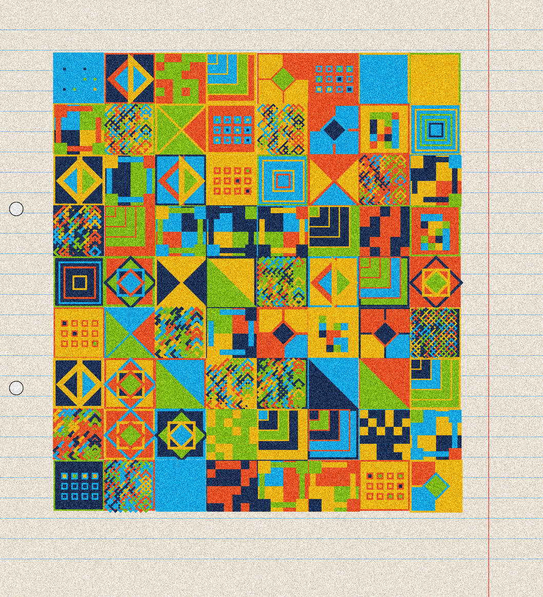 sketchbook page 8: annoying grid #4