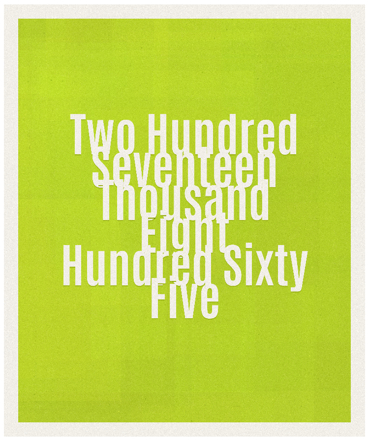 Count #217865