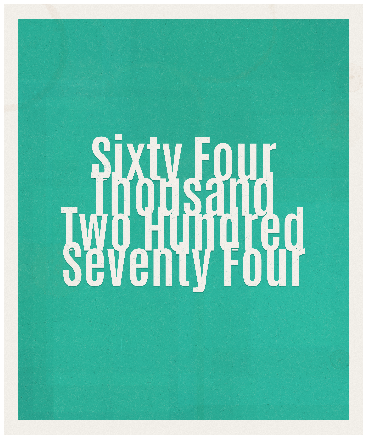 Count #64274