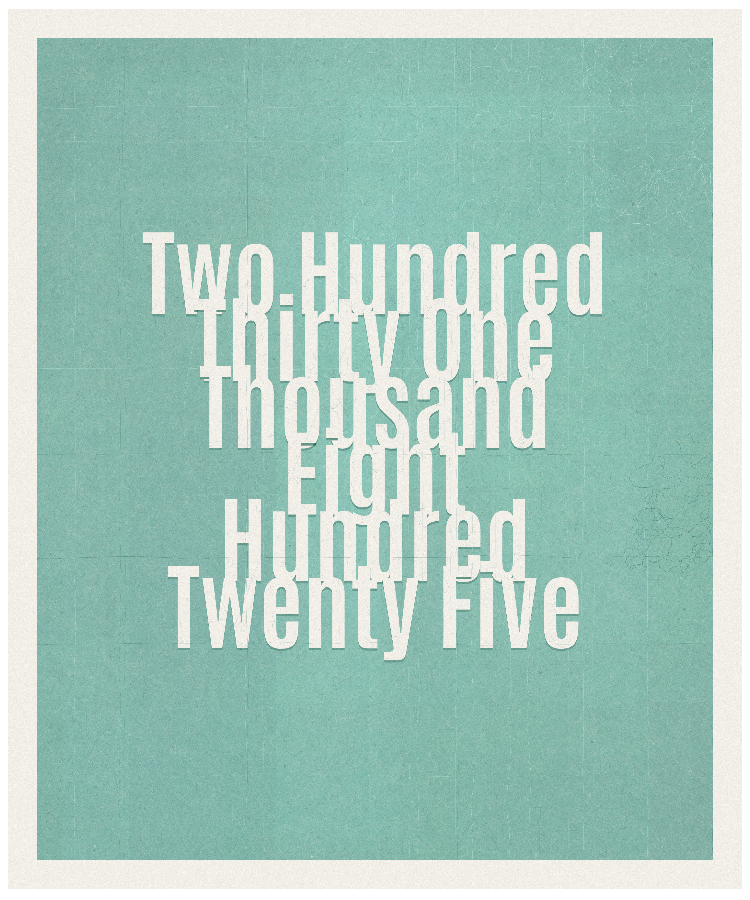 Count #231825