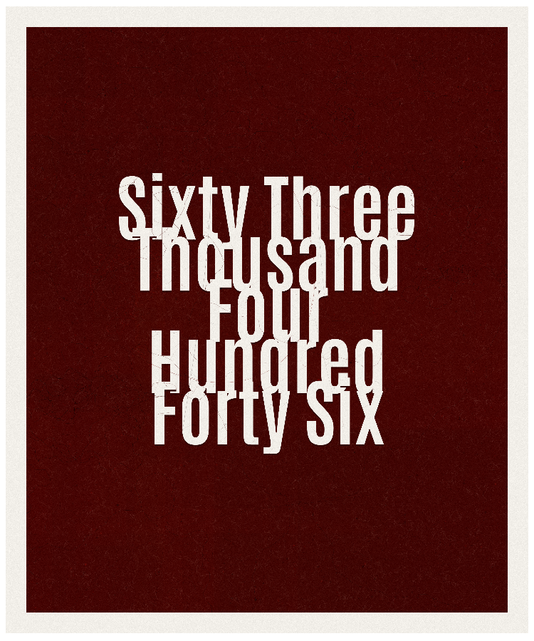 Count #63446