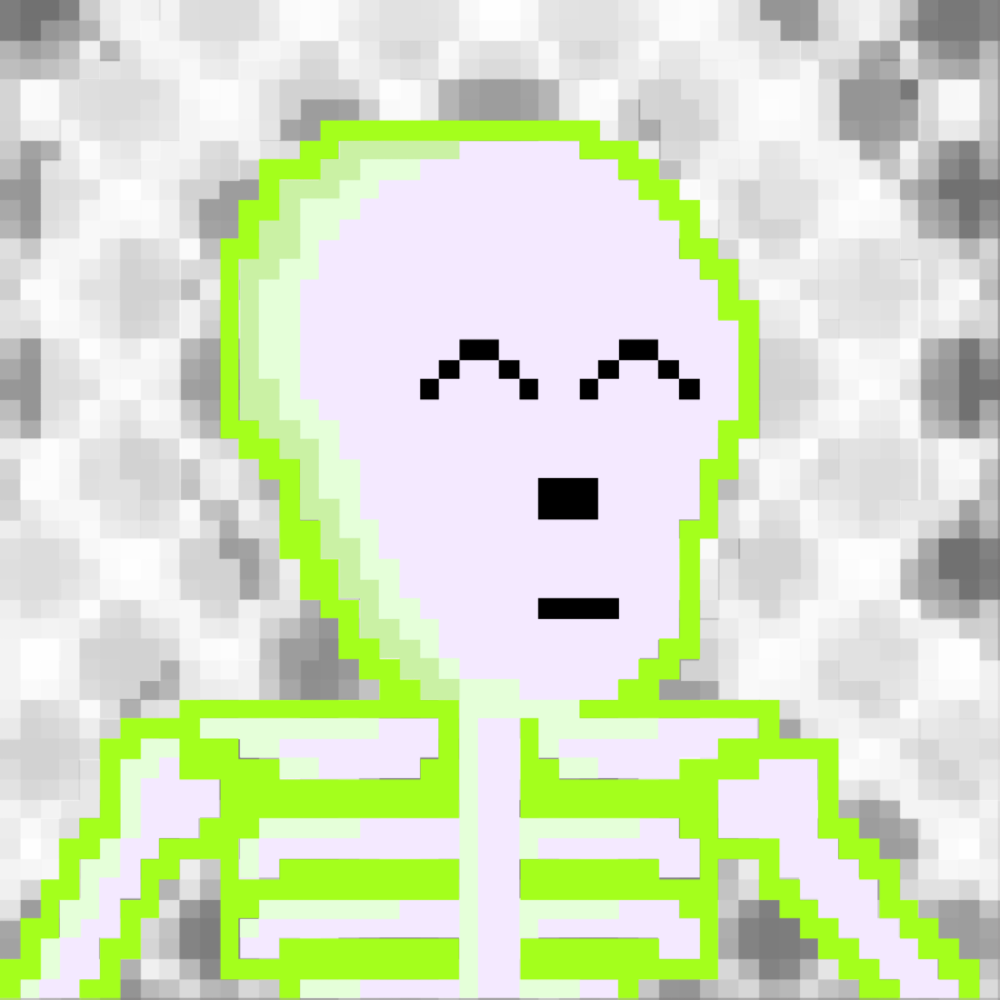 PIXEL SKULLETTI 1 #167