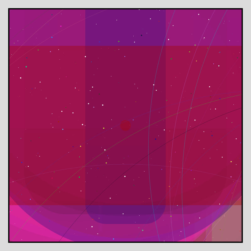 Color Field Starry B #214