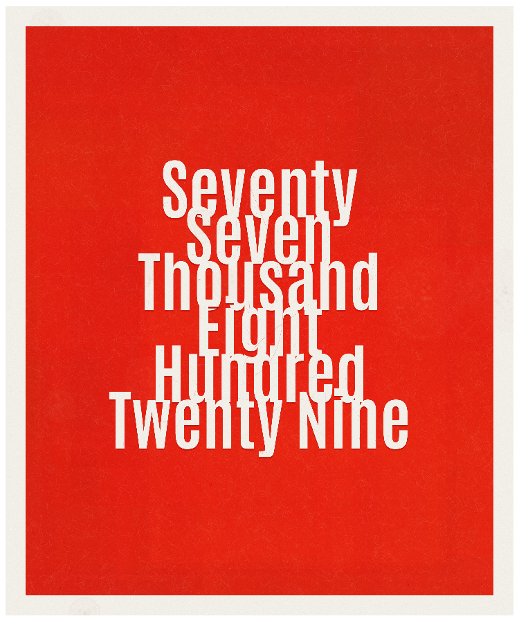 Count #77829