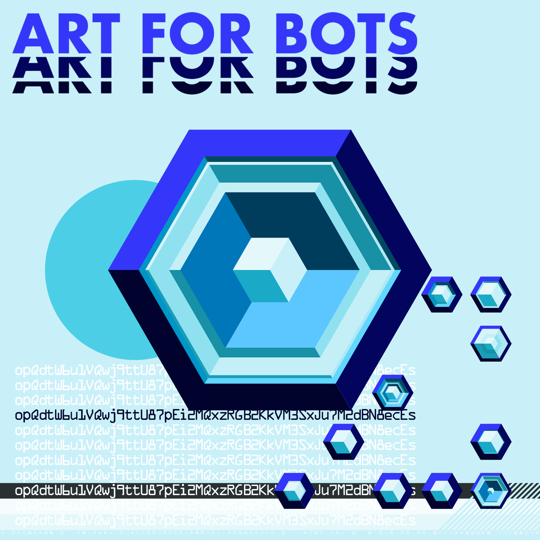 Hexagones - Art for Bots for Humans #45