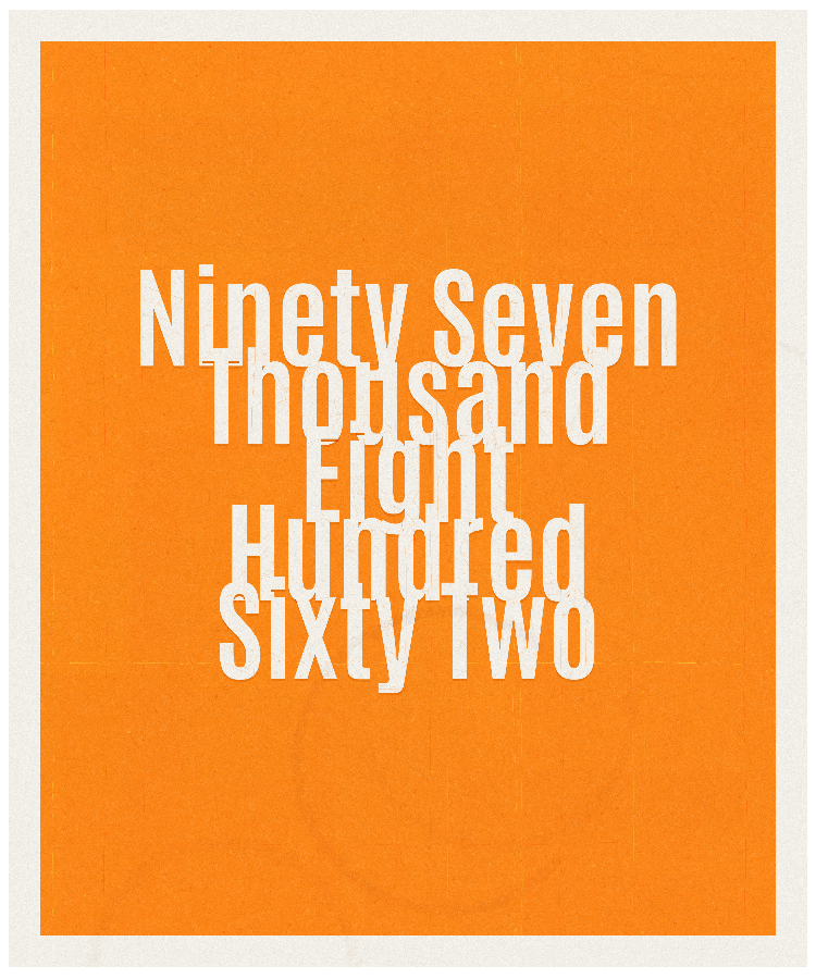Count #97862