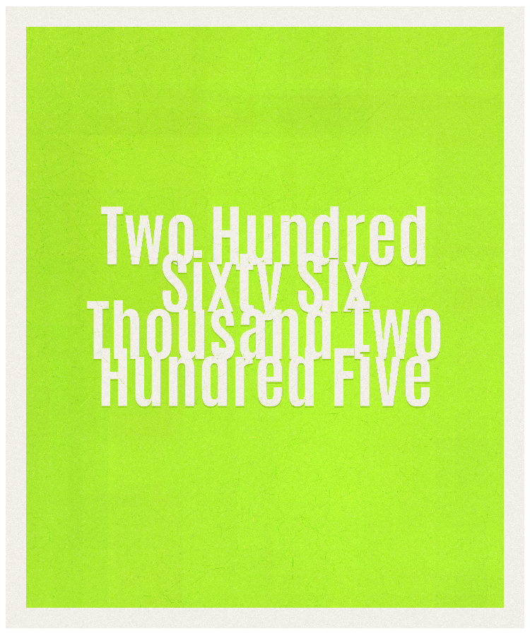 Count #266205