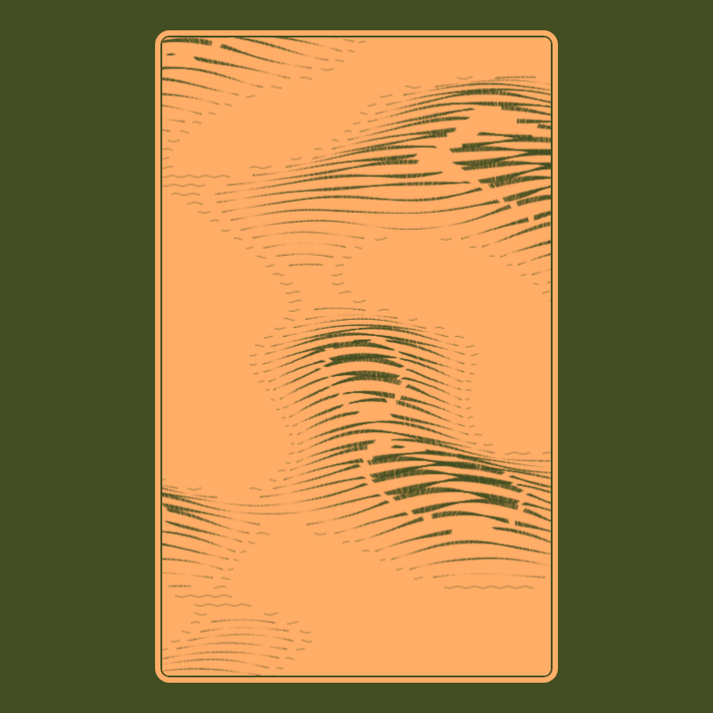 Topographic Playing Card #43