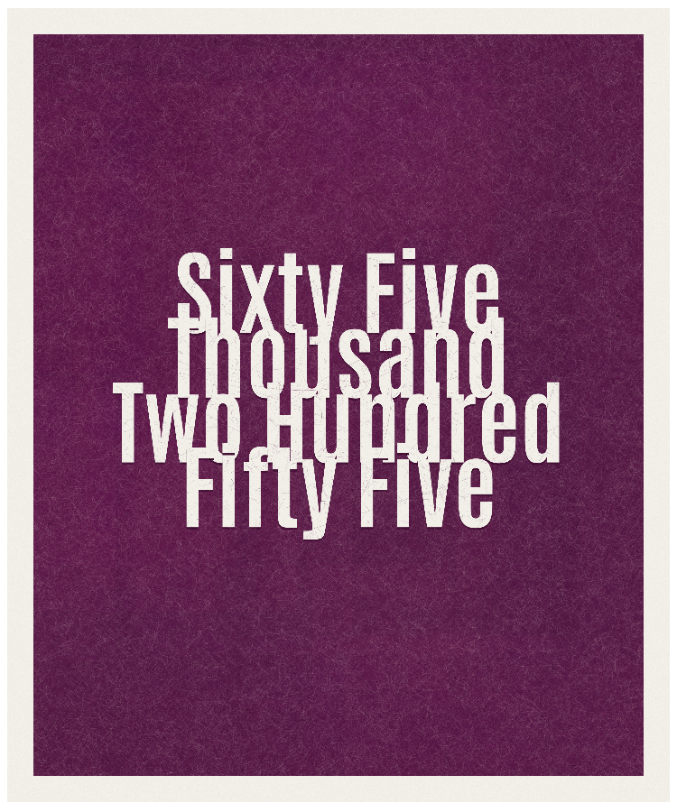 Count #65255