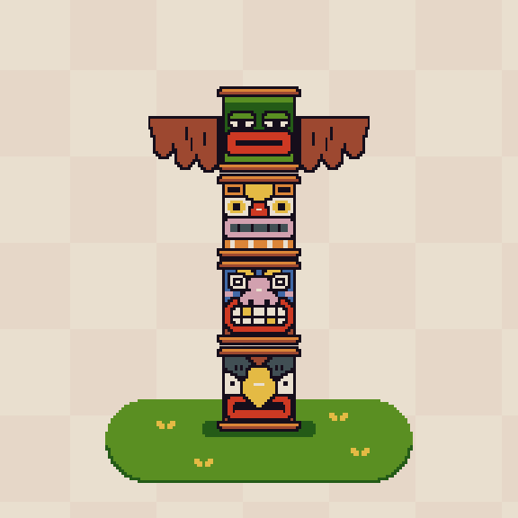 Tiki Totem  #4