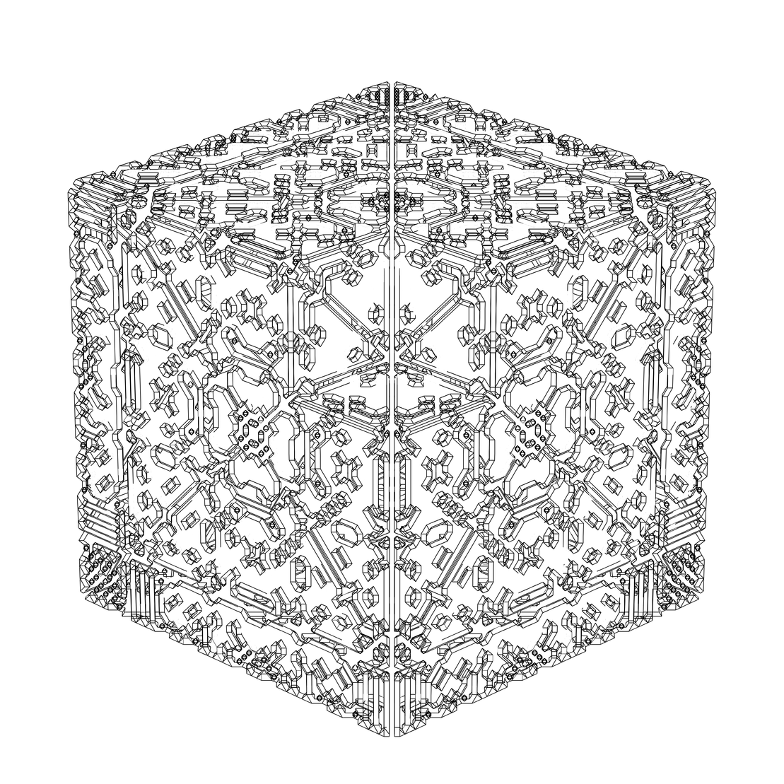 LL21 Alien Art Cube #872