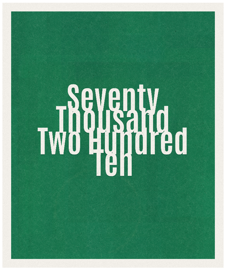 Count #70210