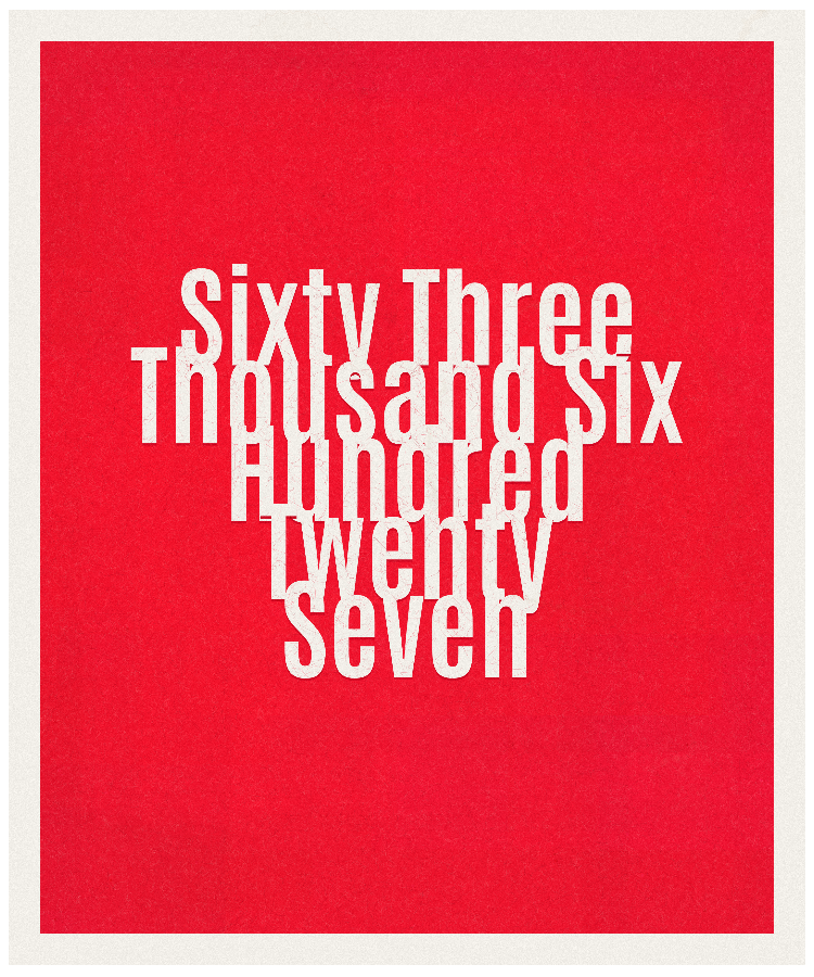 Count #63627