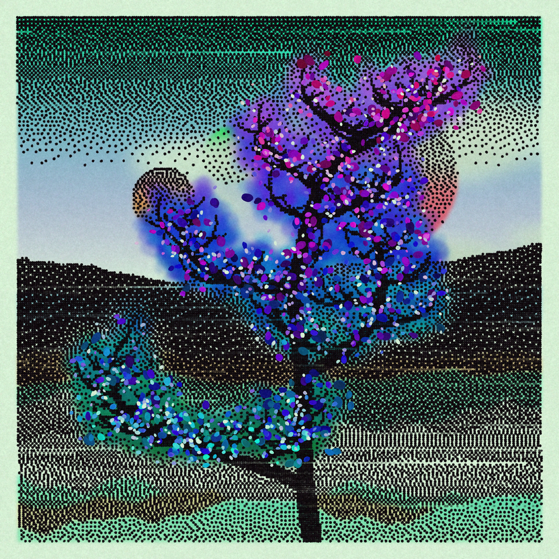 Dithered Branches #8