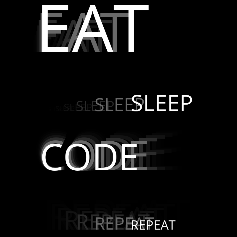 Eat Sleep Code Repeat #24