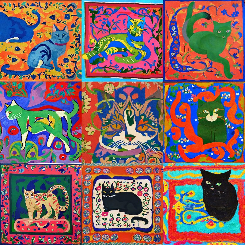 99 Patchworks of 9 Lives #18