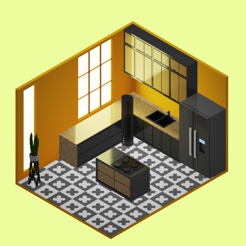 Isometric kitchen #45