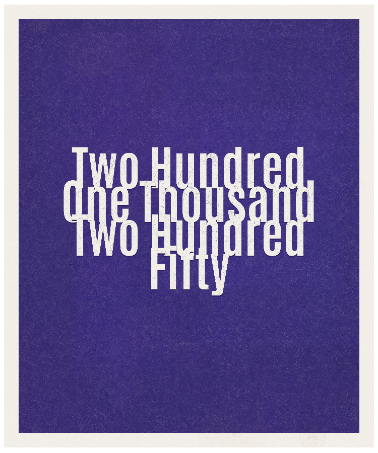 Count #201250