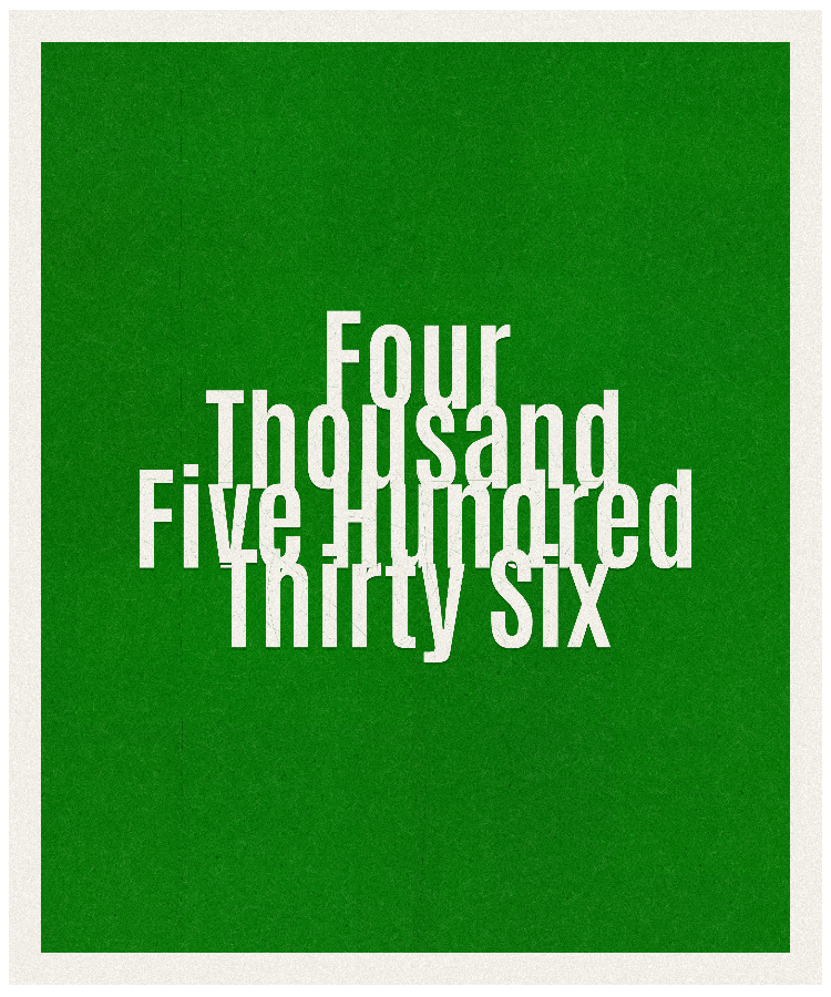 Count #4536