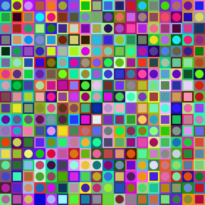 Square Dot Composition #215