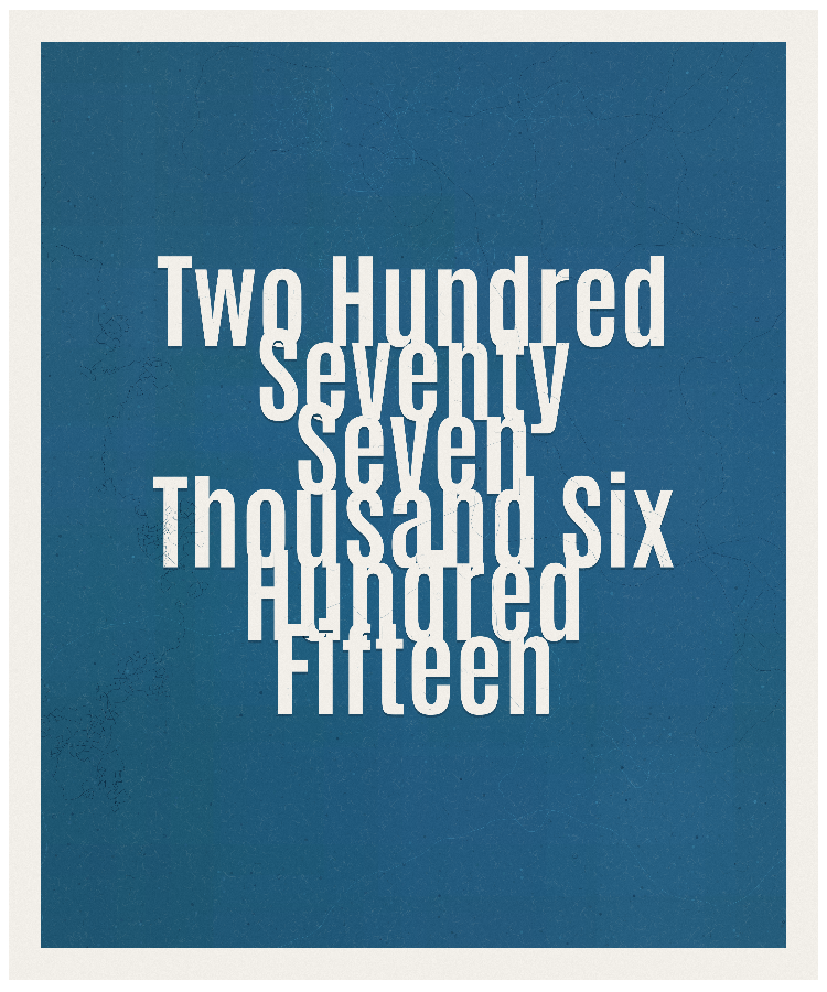 Count #277615
