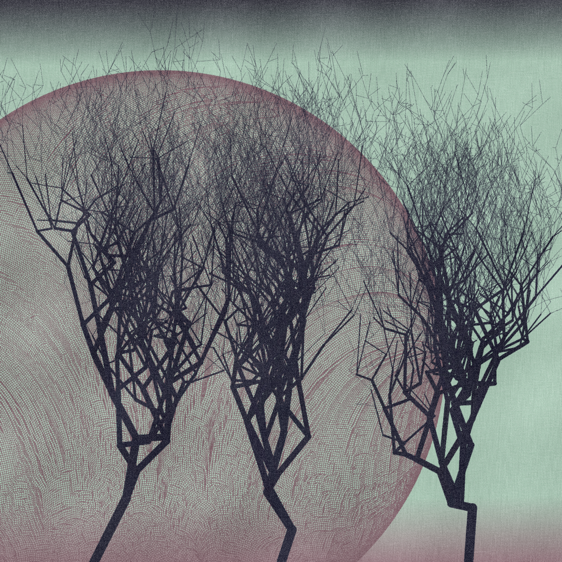 Three dead trees on earth #106
