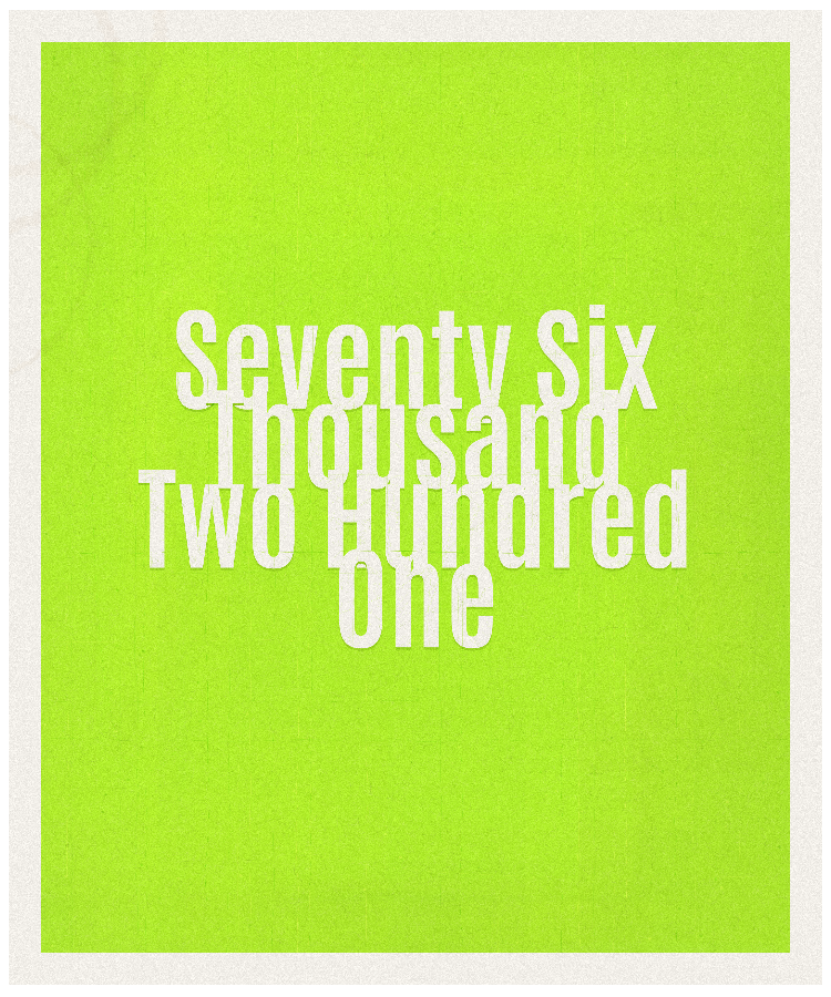 Count #76201