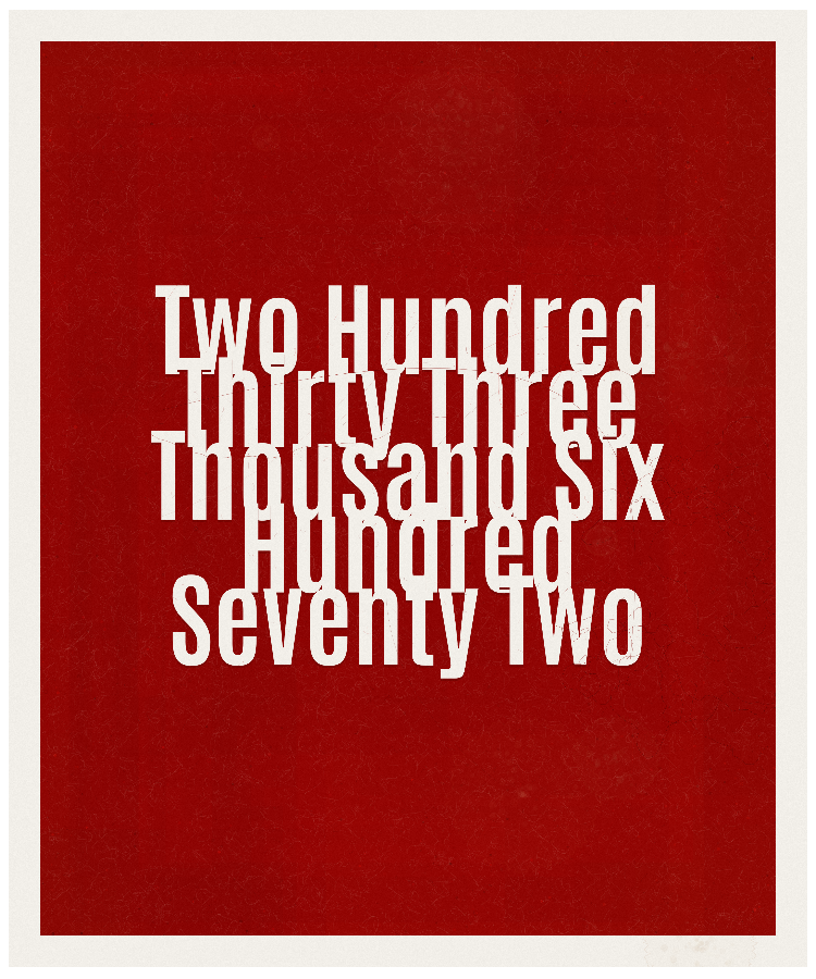 Count #233672