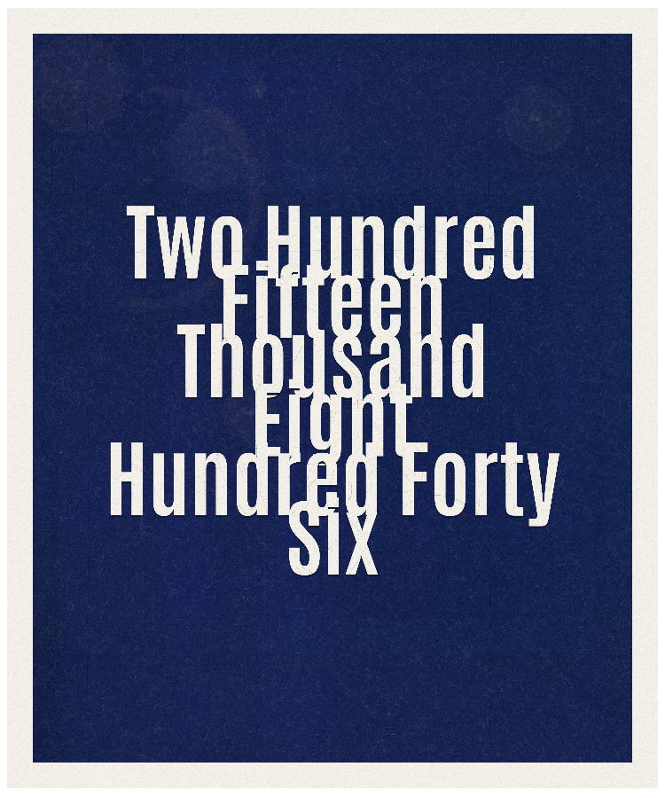 Count #215846