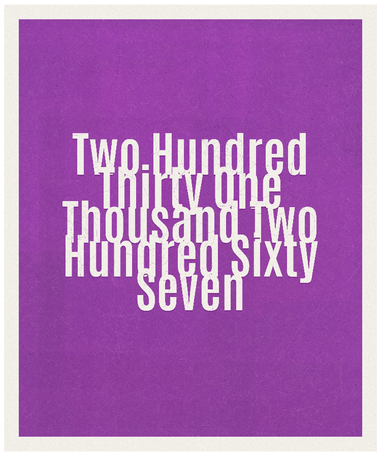 Count #231267