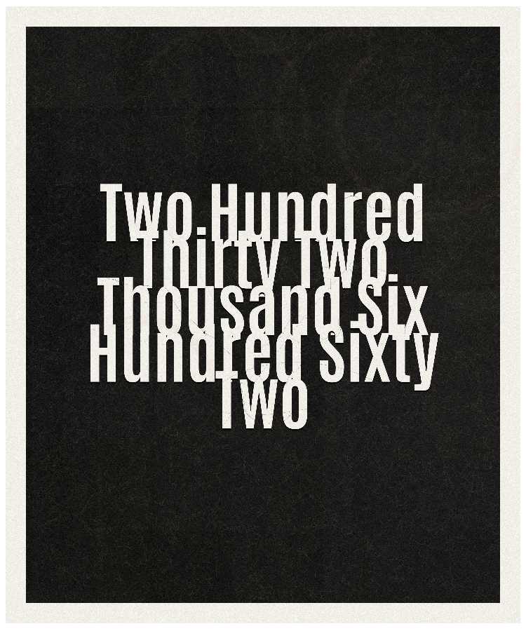 Count #232662