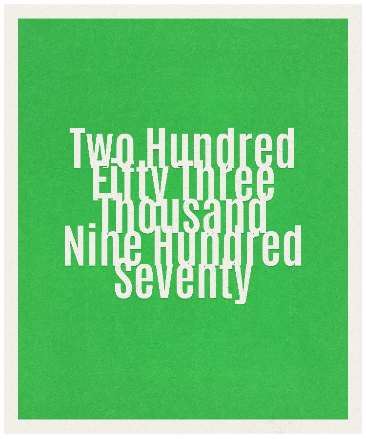 Count #253970