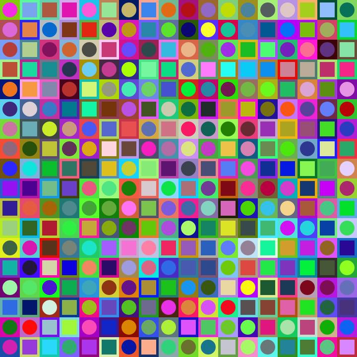 Square Dot Composition #114