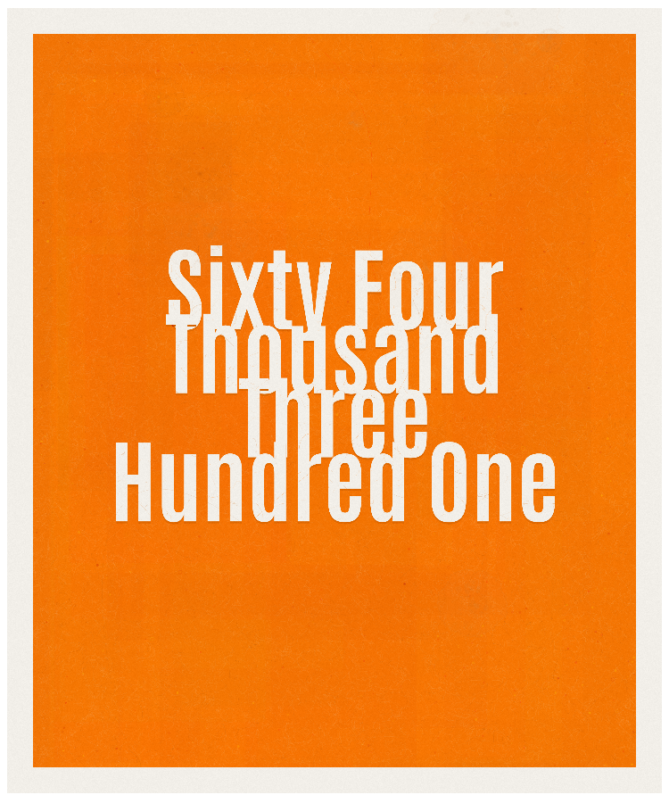 Count #64301